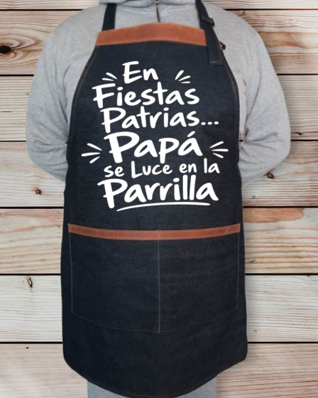 Papá se Luce en la Parrilla